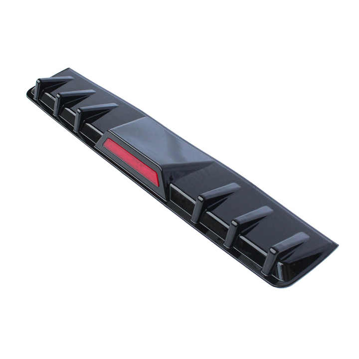 Car Modified Universal Diffuser Rear Bumper Lip Diffuser Black Car ...