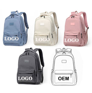 Phong Cách Mới Ba Lô Cho Phụ Nữ Chống Nước Oxford Vải Công Suất Lớn Trọng Lượng Nhẹ Phim Hoạt Hình Cho Trường Trung Học - Product Image 1