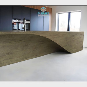 Bề mặt giải pháp thương hiệu đá cẩm thạch nhân tạo bề mặt rắn bàn Acrylic nhà bếp băng ghế dự bị hàng đầu - Product Image 3
