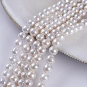 ไข่มุกน้ำจืดสีขาวธรรมชาติ เหวินฉี ขนาด 10-11 มม. รุ่น 30927 สำหรับทำสร้อยคอ DIY กึ่งสำเร็จรูป อุปกรณ์เสริมจากจูจี้ - Product Image 3