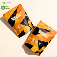 Sac d'emballage pour compléments alimentaires refermable personnalisé, approuvé par la FDA, réutilisable, résistant à l'humidité, sachet debout pour poudre de protéines avec fermeture éclair