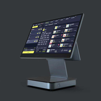 Nouvelle Arrivée d'Usine - Remise sur Moniteur Tactile Double Écran 15,6 & 11,6 Pouces - Caisse Enregistreuse Android POS