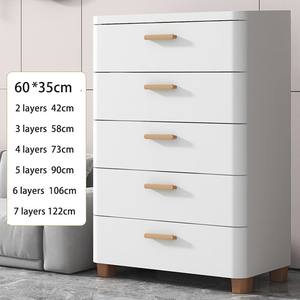 Wholesale Household 60CM 3-7 Tier <b>Storage</b> Cabinet <b>Plastic</b> <b>Drawer</b> Baby Wardrobe With <b>Wheels</b> Children Kids Clothes <b>Storage</b> <b>Drawer</b> - Product Image 5