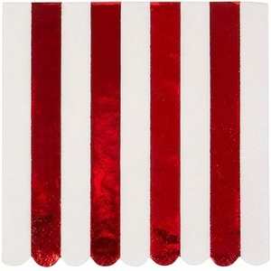 Serviette en papier pour cocktail, serviette en papier avec bord festonné, impression couleur à 2 plis - Product Image 6