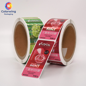 Autocollants personnalisés avec logo de marque, étiquettes holographiques découpées sur mesure en rouleau pour l'emballage de produits de détail - Product Image 5
