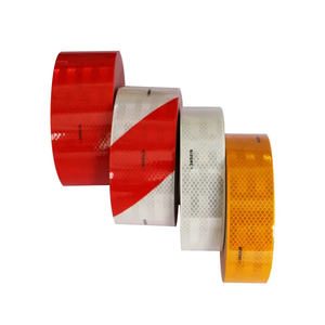 I.39525 <span class=keywords><strong>Cinta</strong></span> <span class=keywords><strong>reflectante</strong></span> argentina para vehículos Autoadhesivo IRAM Aprobado Alta reflectividad Rojo Blanco Amarillo <span class=keywords><strong>Cinta</strong></span> de visibilidad - Product Image 1