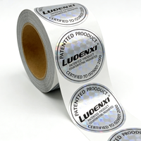Etiquetas de Vinilo Personalizadas de 3 Pulgadas, OEM, Impermeables, de Alta Adhesión, Anti-Manipulación, con Forma Personalizada para Empaquetado