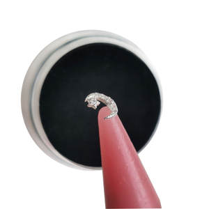 925 argent plaqué argent pur dents gemme outil incrusté Zircon étoile lune soirée décoration dent gemmes pour dents blanchissant bandes - Product Image 3