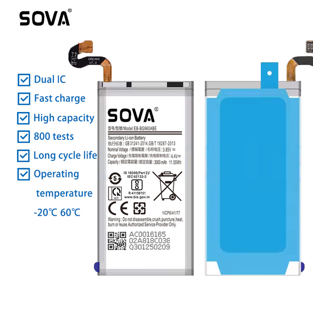 High Quality Rechargeable for Samsung for Galaxy S9 Battery Factory Price 3200mAh Li-ion Polymer Replacement Mobile Phone Use