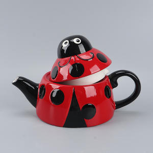 <span class=keywords><strong>Ladybug</strong></span> Shaped Ceramic Serving Plate-Totalmente personalizável em qualquer cor, tamanho, logotipo ou forma-Perfeito para casa, restaurante - Product Image 4