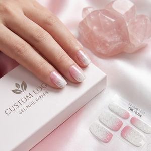 Bandes de gel pour ongles personnalisées sans UV, qualité salon premium, longue durée, véganes, sans cruauté, achat en gros pour salons de manucure - Product Image 2