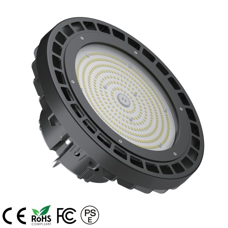 Промышленная складская лампа AC220-240V 200 Вт 150LM/W UFO светодиодное освещение высокого отсека для выставочного зала завод