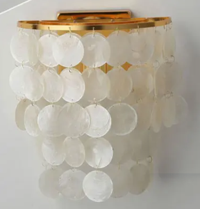 Nordic Indoor Shells <b>Wall</b> <b>Lamp</b> Modern Adjustable Mounted LED Home Hotel Bedroom Decorative Copper Resin 3000K UL RoHS Certified - Product Image 5