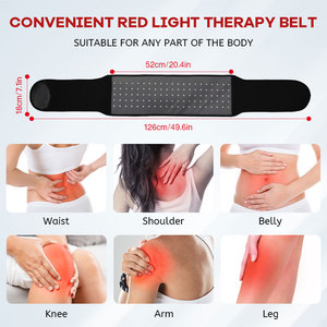 105 Leds 660nm & 850nm Rood Licht Therapie Wrap Trillingen Rood Licht Therapie Taille Massager Riem Voor Body Back Taille Buik - Product Image 6