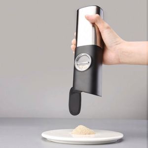 USB Rechargeable Electric Salt and <b>Pepper</b> <b>Grinder</b> Set With LED Light Automatic Kitchen Spice <b>Grinder</b> - Product Image 3