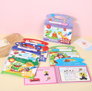Kunden spezifisches langlebiges magnetisches Zeichenbrett für Kleinkinder 2-4 Jahre wieder verwendbares Papier Magic Water Painting Book Features - Product Image 5