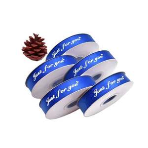 โรงงานขายส่งริบบิ้นผ้าซาตินโพลีเอสเตอร์ RPET 100% แบบสองหน้า ผลิตตามสั่ง พิมพ์โลโก้ได้ เป็นมิตรกับสิ่งแวดล้อม ม้วน 196 - Product Image 5