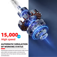 Karjoys Workshop-Limpiador de inyectores de combustible de 8 cilindros, máquina de limpieza y prueba ultrasónica, 13 meses de garantía