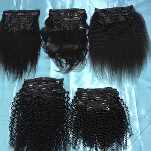 Vente en gros <span class=keywords><strong>pince</strong></span> <span class=keywords><strong>à</strong></span> cheveux alignés avec <span class=keywords><strong>cuticules</strong></span> brutes extensions de cheveux humains bouclés birmans - Product Image 5