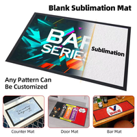Großhandel Blanko Sublimations-Fußmatte, Polyester-Türmatte für Sublimationsdruck, Individuelles Logo für Gewerbliche Nutzung