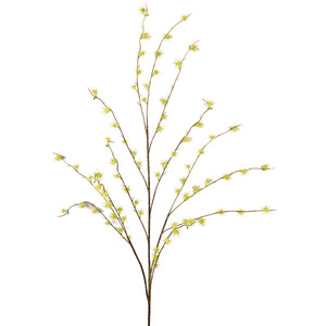 Fleur artificielle en forme de grain de riz et de saule des neiges, 118 cm, suspendue, pour décoration intérieure, mariage, maison - Product Image 5