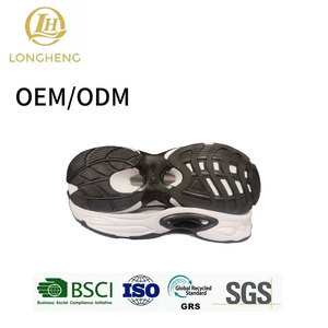 Suela de Zapato Deportiva Ligera y Resistente a los Golpes, Modelo LONGHENG 3365, Material MD+TPR+TPU, Grosor de 4-5 mm, Resistente a la Abrasión y al Aceite - Product Image 2