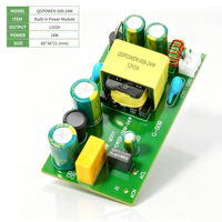 Controlador LED de 18W-50W, Circuito de Atenuación 100-260V, Certificado ROHS, Placa de Alimentación de Marco Abierto de 12V 2A CC para Luces Lineales, Sin Caja