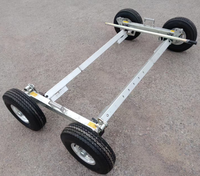 Chariot de remorquage robuste en aluminium de 3,5 tonnes, outil universel de réparation automobile, chariot de 3 tonnes pour le déplacement de véhicules, équipement de manutention de matériaux automobiles