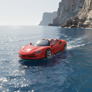 Lancha de Alto Rendimiento Jetcar de 115HP, de Fibra de Vidrio, para Eventos Acuáticos, Alquiler de Supercoches Acuáticos de 115HP, de Fibra de Vidrio - Product Image 3