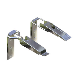 Loquet de châssis de voiture Hui Ding en fer zingué DK043, serrures industrielles robustes pour porte de caisse de camion - Product Image 2
