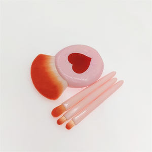 Ensemble de 4 pinceaux de maquillage avec miroirs, outils de maquillage portables, poils doux, prix de gros, remise sur les achats multiples, HQ Mixed Proc - Product Image 2