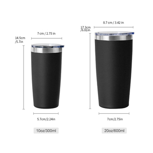 Tasse à <span class=keywords><strong>café</strong></span> de voyage à gravure laser Tasse thermique 10 oz 20 oz Camping Tumbler <span class=keywords><strong>Thermos</strong></span> Tasse de voiture à revêtement en poudre avec logo - Product Image 4