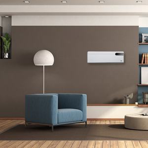 Stufa Elettrica da Pavimento 2000W, 2 Potenze, 3 Funzioni, PTC, Telecomando, Timer, 19x50x14 cm; Ideale per - Product Image 3