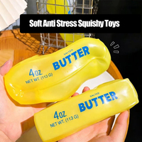 Bola Stres Lembut Isi Vaseline dan Minyak Kelapa, Mainan Fidget Anti Stres untuk Meredakan Tangan, Mainan Remas untuk Dekorasi Meja