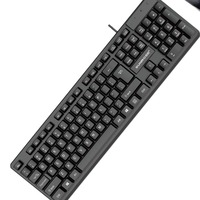 Combo clavier et souris filaires pour Windows Souris optique filaire Clavier pleine grandeur USB Plug-and-Play Compatible pour PC portable