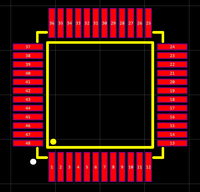 Puce d'interface vidéo Macrosilicon MS2107 - Boîtier LQFP-48 SMT - Entrée USB 2.0 CVBS/S-Video - Sortie YUYV/MJPEG - Compatible CN;ANH
