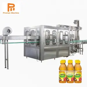 Orange Mango Grape Juice production line 3 in 1 PET bottle apple concentrate Bottling machinery Small juice filling machine