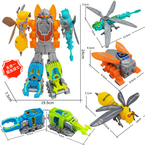 Robot Amoeba cinco en uno, juguete de insecto transformable, modelo educativo para niños de 7 a 14 años - Product Image 5