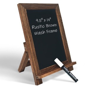 Tablero de escritura con soporte de madera plegable pequeño con repisa incorporada y <span class=keywords><strong>pizarra</strong></span> magnética, <span class=keywords><strong>pizarra</strong></span> extraíble para el hogar, Color negro - Product Image 2