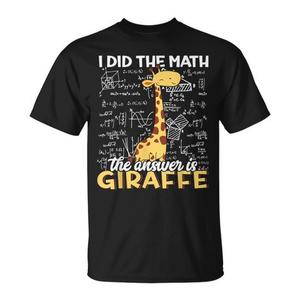 Hice la cuenta y la respuesta es que la camiseta con estampado de jirafa es ideal para amantes de los animales del zoológico. - Product Image 1