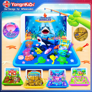 Jouet <span class=keywords><strong>de</strong></span> plage excavateur non toxique pour bac à <span class=keywords><strong>sable</strong></span>, activité sensorielle pour enfants, modèle dinosaure, ensemble <span class=keywords><strong>de</strong></span> <span class=keywords><strong>jeu</strong></span> <span class=keywords><strong>de</strong></span> <span class=keywords><strong>sable</strong></span> dynamique spatial - Product Image 1