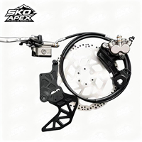 Kit d'étrier de frein hydraulique arrière Supermoto avec disque et support, pièces de conversion pour Sur-Ron Light Bee LBX Talaria MX3 MX4 Ultra Bee