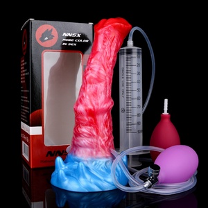 NNSX Innovative Design Horse <b>Dildo</b> With Inflatable and Squirting Function Animal Penis Silicone Soft Horse <b>Dildo</b> for Men Women - Product Image 5
