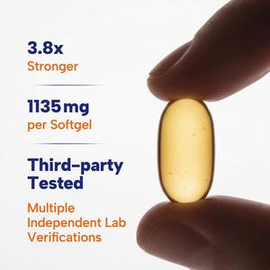Offre Spéciale : Complément d'Oméga 3 (60 gélules molles) – Soutien pour l'humeur, la santé cardiaque, cérébrale, oculaire et immunitaire chez l'adulte - Product Image 5
