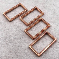 Fabrik Großhandel Metall Rechteckige Rings chnalle Metallring Slip Schnalle für Kleidungs stücke/Taschen/Gürtel/Rucksäcke