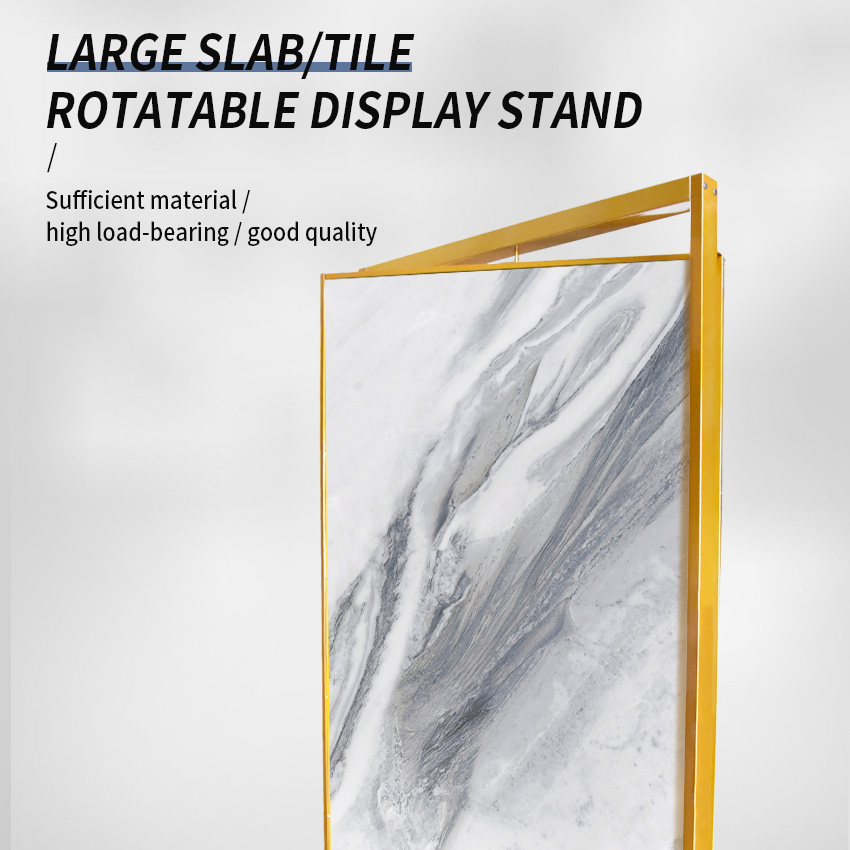 Custom Panel Size Factory Rotate Stone Marble Rack Stand Large Porcelain Sample Rock Plate Slab Ceramic Tile Display Racks