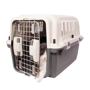 <span class=keywords><strong>Caja</strong></span> de viaje de lujo sostenible para mascotas, jaula de transporte aéreo para animales pequeños, transpirable, de Metal, plástico, aprobado, para mascotas - Product Image 4