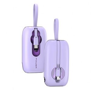 Batería Externa Ultra Delgada Mini de 10000 mAh con Polímero de Litio, Cable de Carga Súper Rápida Pd22.5W, Pantalla LED Integrada, Regalo de Navidad - Product Image 3