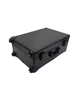 Étui de rangement pour cartes de collection en aluminium robuste de qualité Airtough, personnalisé, 22 pouces, 5 compartiments, avec roulettes pivotantes amovibles, compatible OEM