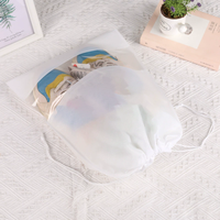 Sac de rangement pliable en non-tissé, imperméable et anti-poussière, avec cordon de serrage, de haute qualité, personnalisé, pour chaussures et armoire, vente en gros